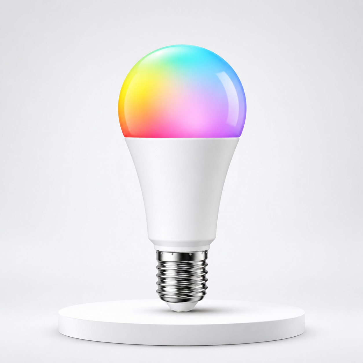 Lâmpada Inteligente Wi‑Fi E27 RGB 15W – Smart Life, Alexa e Google Home - Imagem 2