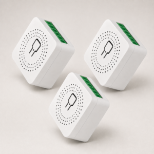 Kit com três mini interruptores inteligentes Wi‑Fi 16A bivolt
